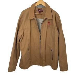 Dri Duck Men's Tan Canvas Utility Chore Work Utility Jacket Areva #5041 Size XL